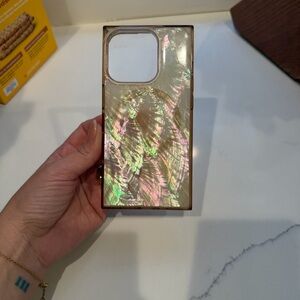 FLAUNT square mother of pearl case